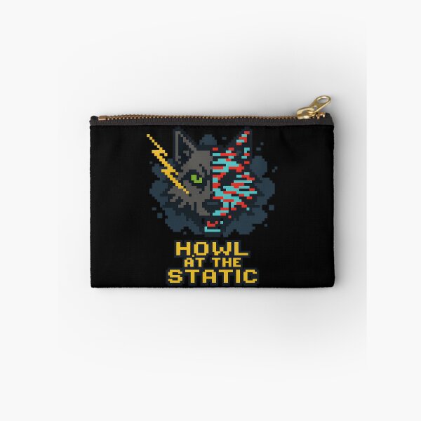 Item preview, Glitch Wolf Sticker Pixel Art Static Effect designed and sold by MysticArtisan.