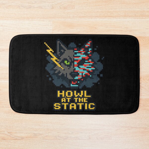 Item preview, Glitch Wolf Sticker Pixel Art Static Effect designed and sold by MysticArtisan.