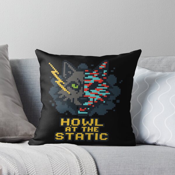 Item preview, Glitch Wolf Sticker Pixel Art Static Effect designed and sold by MysticArtisan.