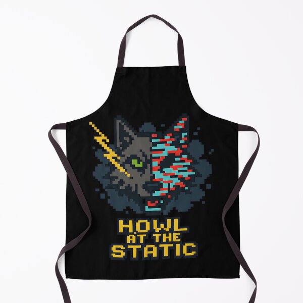 Item preview, Glitch Wolf Sticker Pixel Art Static Effect designed and sold by MysticArtisan.