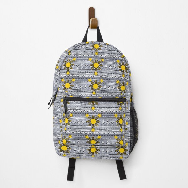 Item preview, Dark Gray Tribal Pattern with Filipino Sun and Stars designed and sold by Steeb757.