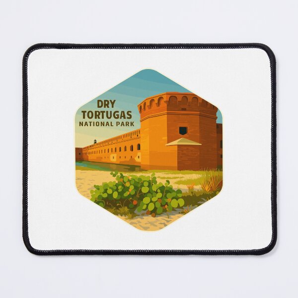 Item preview, Dry Tortugas National Park Retro Island Sticker designed and sold by Ismeal Von.