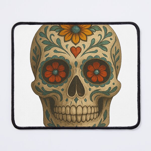 Item preview, A intense Mexican Skull artwork designed and sold by Calès Arte Callejera.