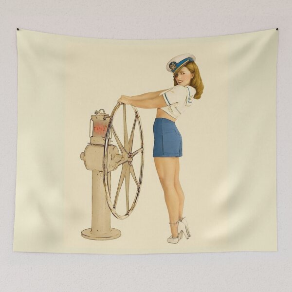 Item preview, Nautical Dream Pin-Up designed and sold by VintageManiac.