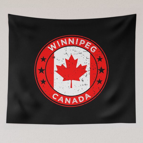 Item preview, Winnipeg Canada Maple Leaf Prairie Capital  designed and sold by ArtByKatti.
