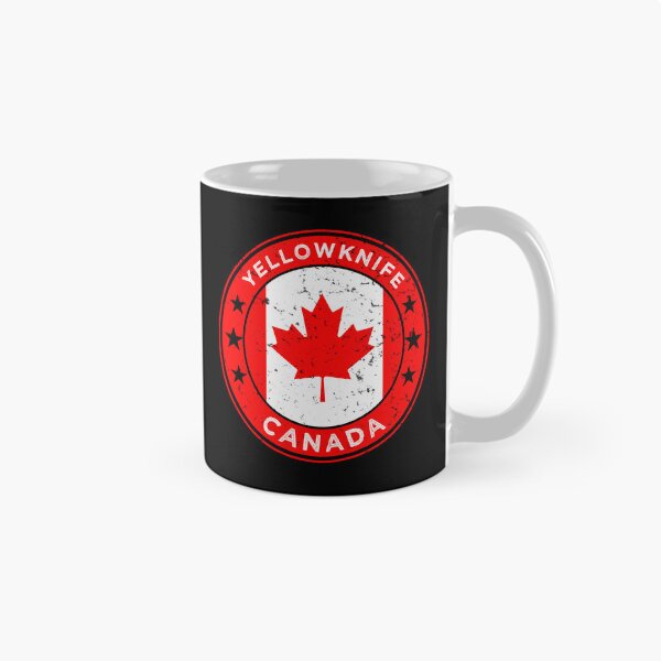 Item preview, Yellowknife Canada Maple Leaf Northern Lights  designed and sold by ArtByKatti.