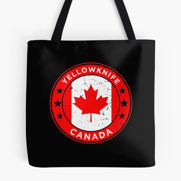 Item preview, Yellowknife Canada Maple Leaf Northern Lights  designed and sold by ArtByKatti.