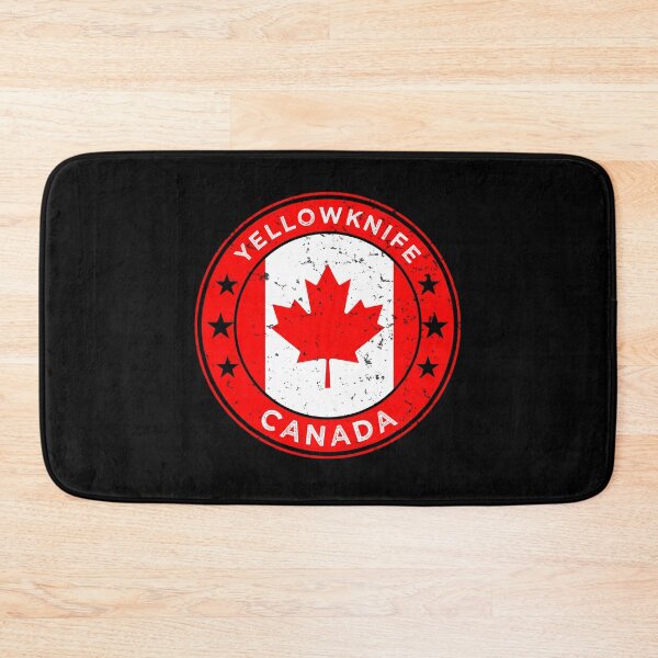Item preview, Yellowknife Canada Maple Leaf Northern Lights  designed and sold by ArtByKatti.