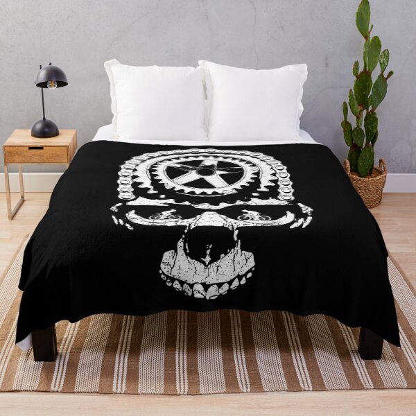 Item preview, Cycling Bicycle Chain Gear Skull Cyclist Biker Mountain Bike designed and sold by GrandeDuc.