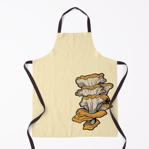 Item preview, Golden oyster mushroom hand-drawn design designed and sold by UB Draws.