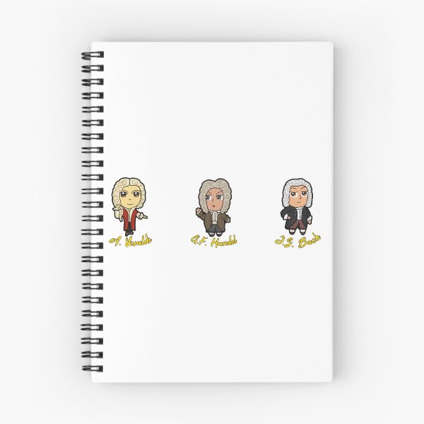 Item preview, Chibi Classical Composers: Vivaldi, Handel, and Bach designed and sold by michellekchen.
