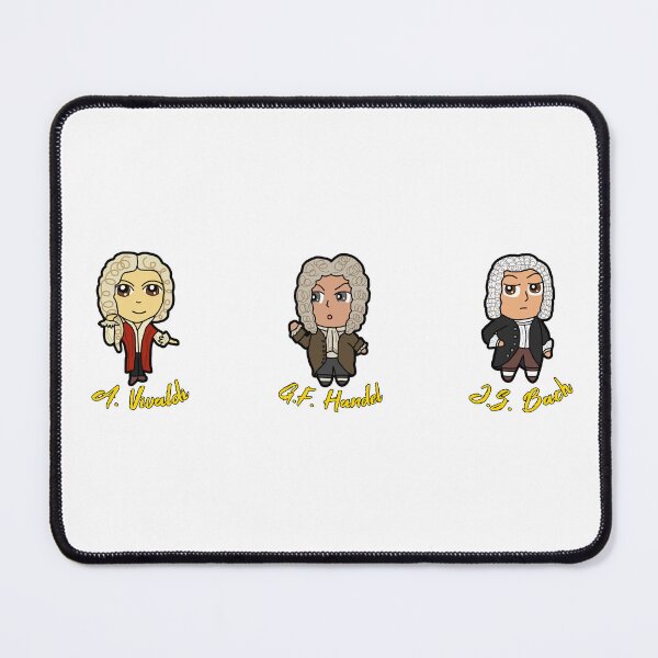 Item preview, Chibi Classical Composers: Vivaldi, Handel, and Bach designed and sold by michellekchen.