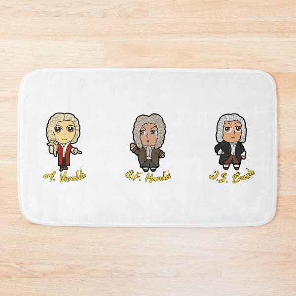 Item preview, Chibi Classical Composers: Vivaldi, Handel, and Bach designed and sold by michellekchen.