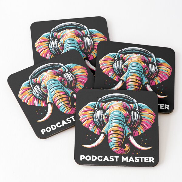 Item preview, Podcast master elephant designed and sold by Coowo22.