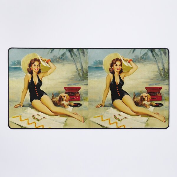 Item preview, Seaside Glamour Pin-Up designed and sold by VintageManiac.