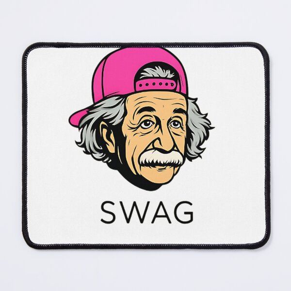 Item preview, Einstein Swag – Iconic Nerd Cool T-Shirt Design designed and sold by The-Daily-Drape.