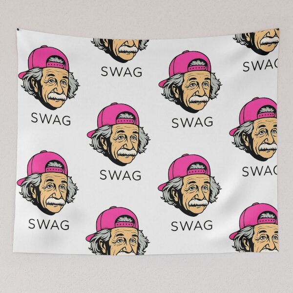 Item preview, Einstein Swag – Iconic Nerd Cool T-Shirt Design designed and sold by The-Daily-Drape.