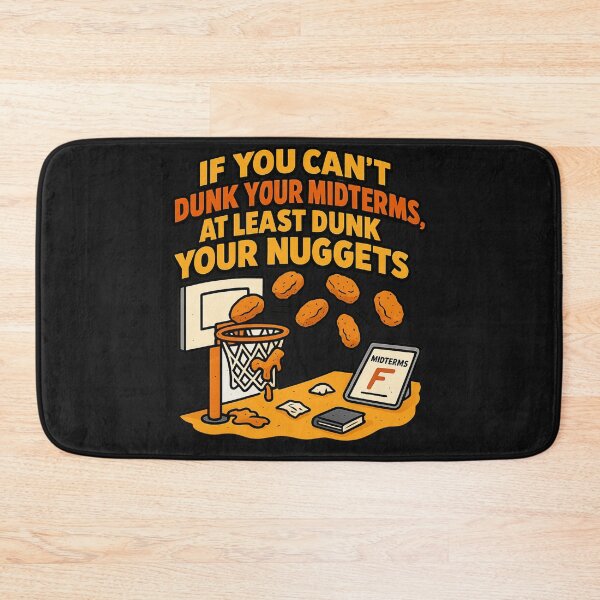 Item preview, Dunk Your Nuggets – Funny College Motivation Design | Midterms Humor Gift by FaithDripStudio designed and sold by FaithDripStudio.