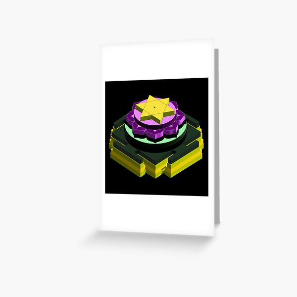 Item preview, Dhumavati 3D Meru Yantra – The Smoky Mountain of Mystical Wisdom and Liberation designed and sold by myabstractart _RB.