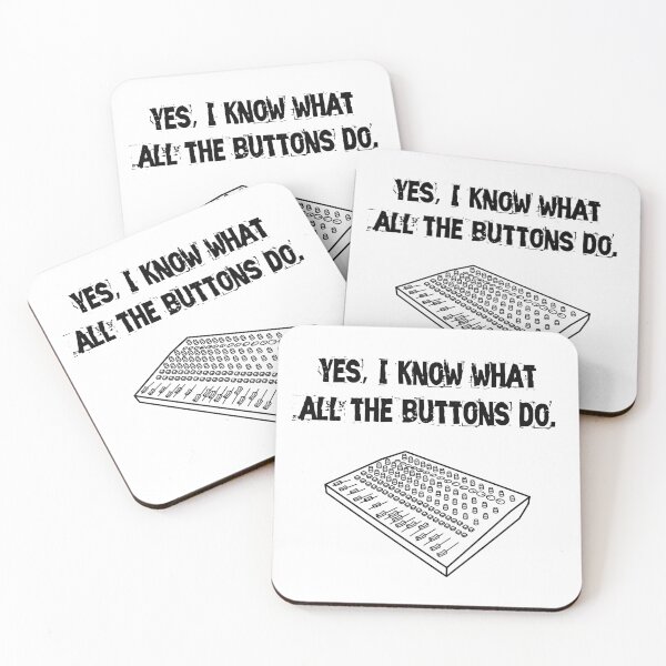 Item preview, "Yes, I know what the buttons do" designed and sold by AngrySoundGuy.