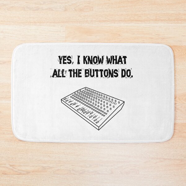 Item preview, "Yes, I know what the buttons do" designed and sold by AngrySoundGuy.