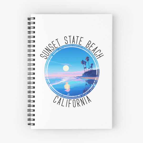 Item preview, Sunset State Beach – California (with Black Lettering) designed and sold by VelvetRoom.