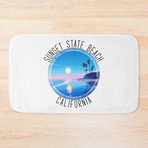 Item preview, Sunset State Beach – California (with Black Lettering) designed and sold by VelvetRoom.