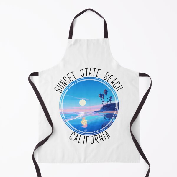 Item preview, Sunset State Beach – California (with Black Lettering) designed and sold by VelvetRoom.