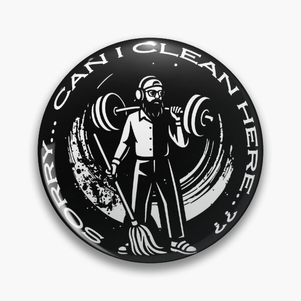 Item preview, Anatoly - Sorry Can I Clean Here? Funny Gym Meme - On Shoulder - White designed and sold by ZechJohnRB.