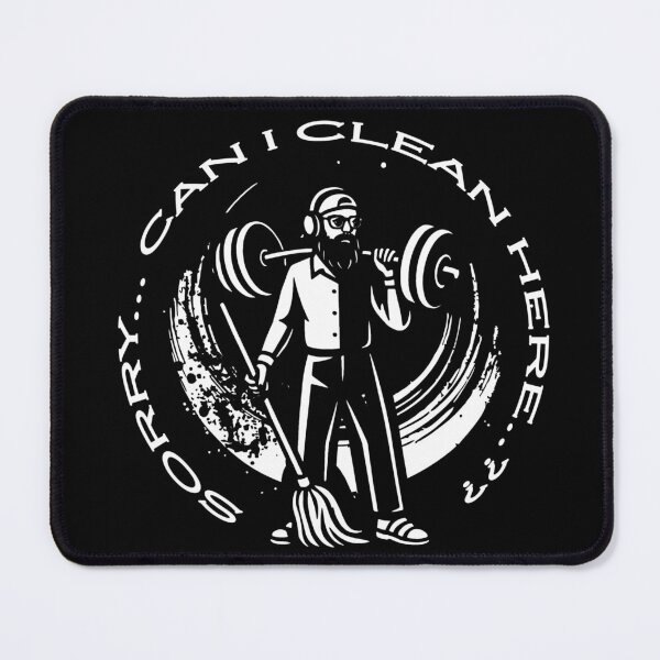 Item preview, Anatoly - Sorry Can I Clean Here? Funny Gym Meme - On Shoulder - White designed and sold by ZechJohnRB.