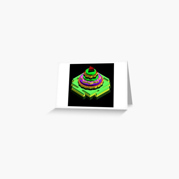 Item preview, Matangi 3D Meru Yantra – The Sacred Mountain of Creativity, Speech, and Inner Wisdom designed and sold by myabstractart _RB.