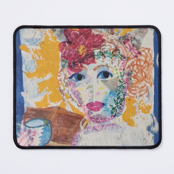 Item preview, The contemplative glimpsed through a window on a rainy day designed and sold by Chantilly07.