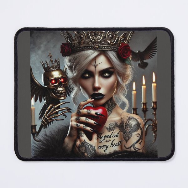 Item preview, Gothic Princess Tattoo Skull designed and sold by Voodoo Store Paranormal Collections.