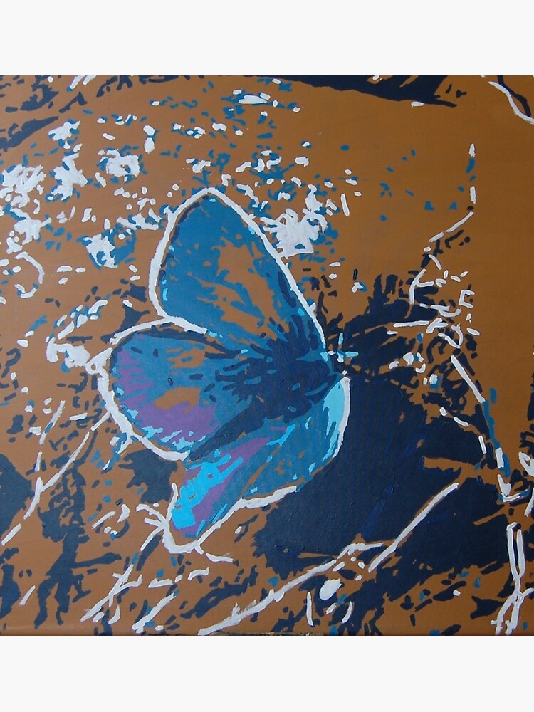 Thumbnail 3 of 3, Sticker, A Butterfly In The Summer Time. designed and sold by artistDanJ.