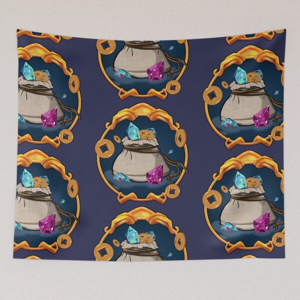 Item preview, Loot bag gold and gems fantasy game design designed and sold by UB Draws.