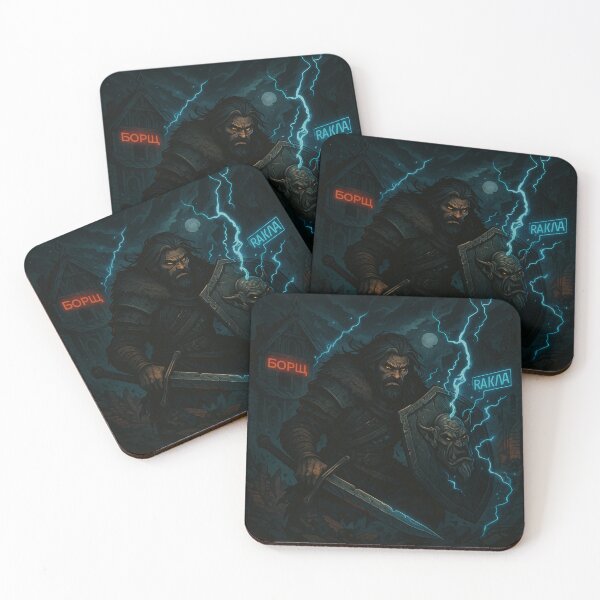 Item preview, Dark Slavic Warrior – Shadows of the Old Gods designed and sold by Treyyu.