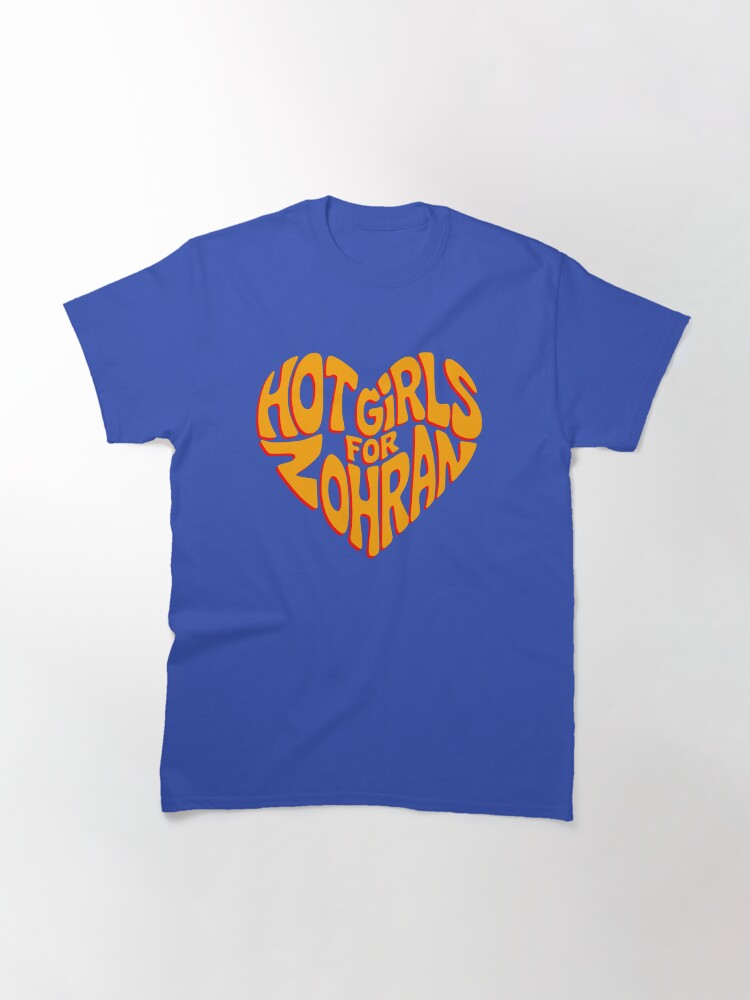 Thumbnail 3 of 7, Classic T-Shirt, Hot Girls For Zohran for New York City Heart designed and sold by EthosWear.