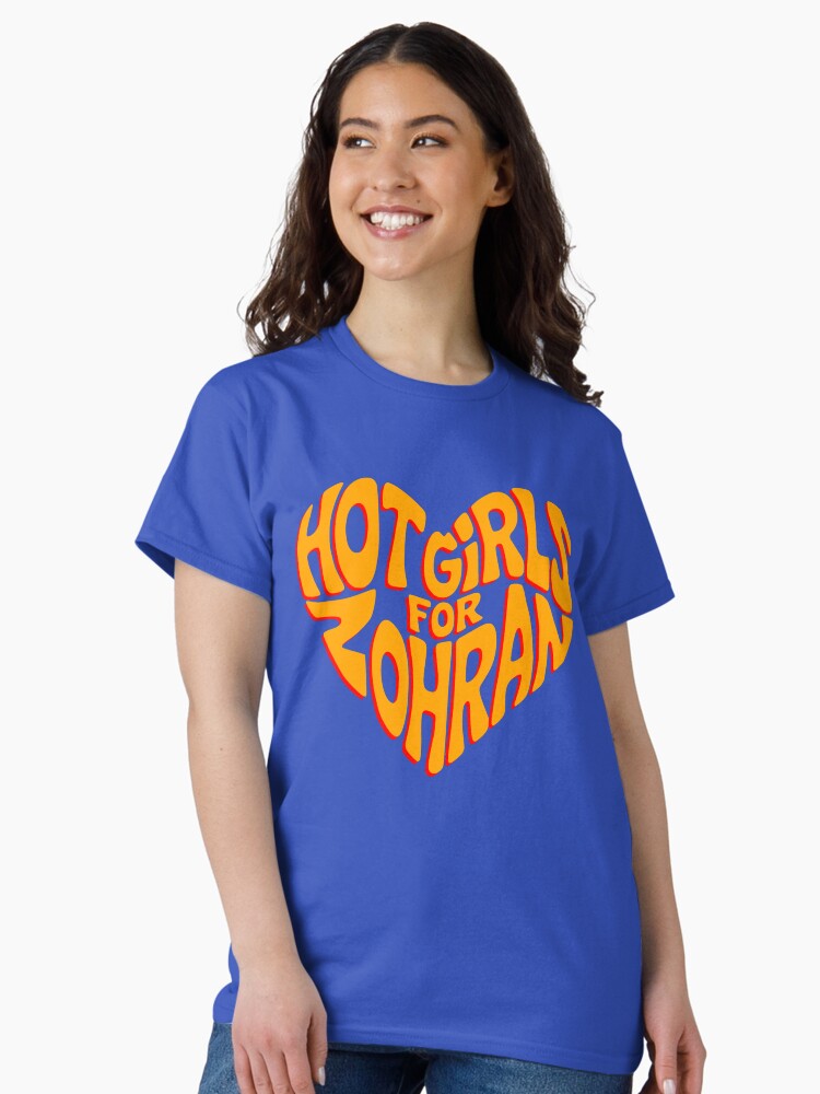 Thumbnail 2 of 7, Classic T-Shirt, Hot Girls For Zohran for New York City Heart designed and sold by EthosWear.