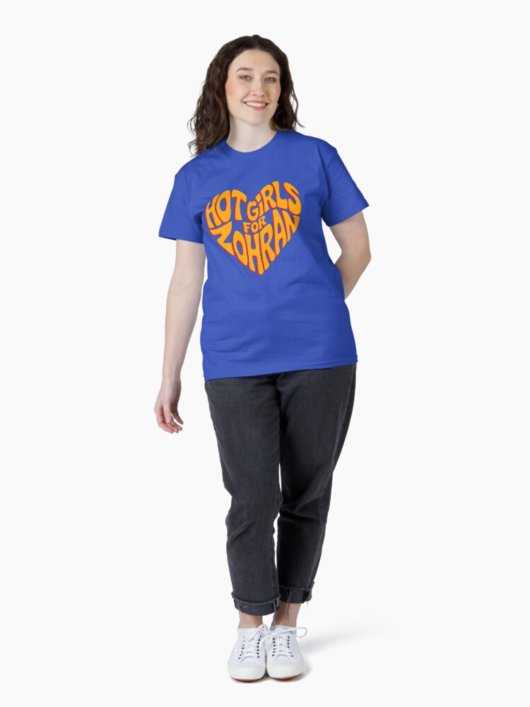 Thumbnail 4 of 7, Classic T-Shirt, Hot Girls For Zohran for New York City Heart designed and sold by EthosWear.