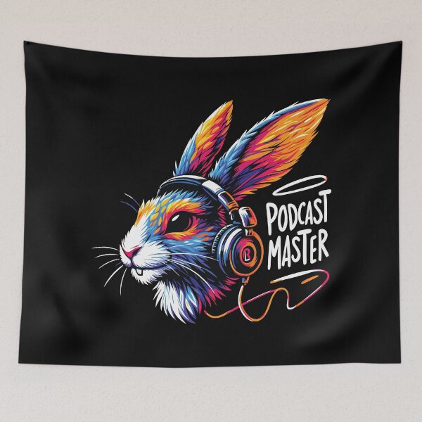 Item preview, Podcast master - rabbit  designed and sold by Coowo22.
