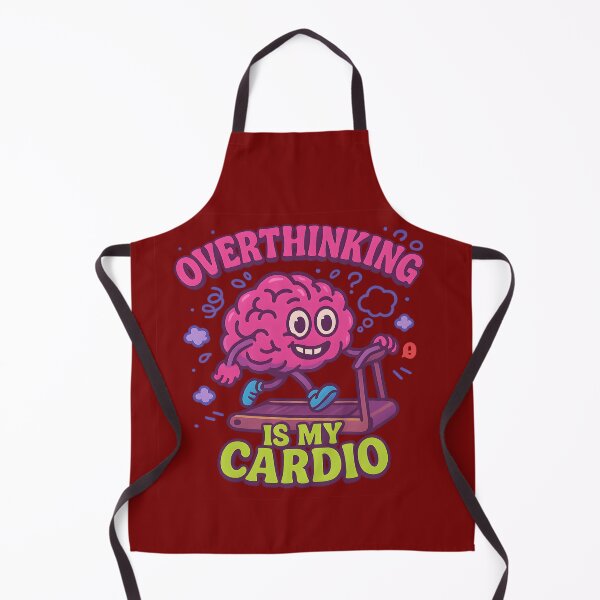 Item preview, Overthinking Is My Cardio – Funny Brain Workout T-Shirt designed and sold by Maximilianos.