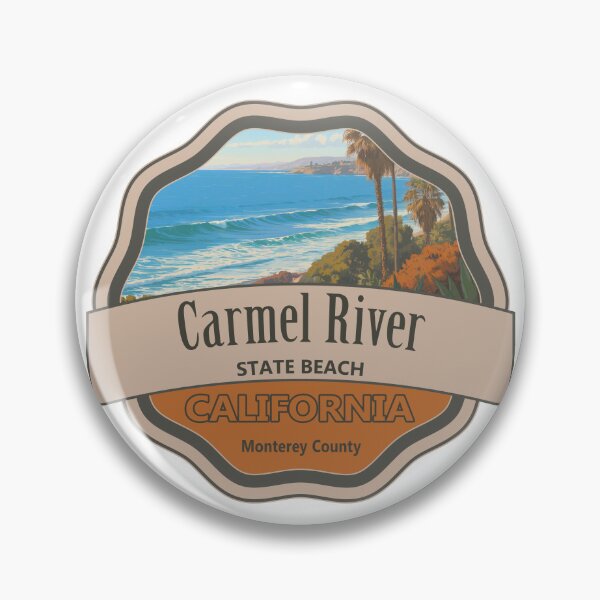 Item preview, Carmel River State Beach, Monterey County, California designed and sold by Wanderful-roads.