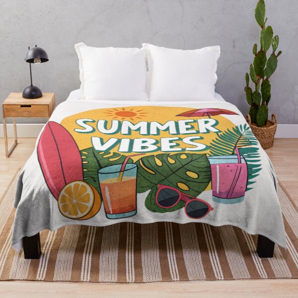 Item preview, Summer Vibes Tropical Surfboard Design – Beach Life Aesthetic designed and sold by wellie-chic.