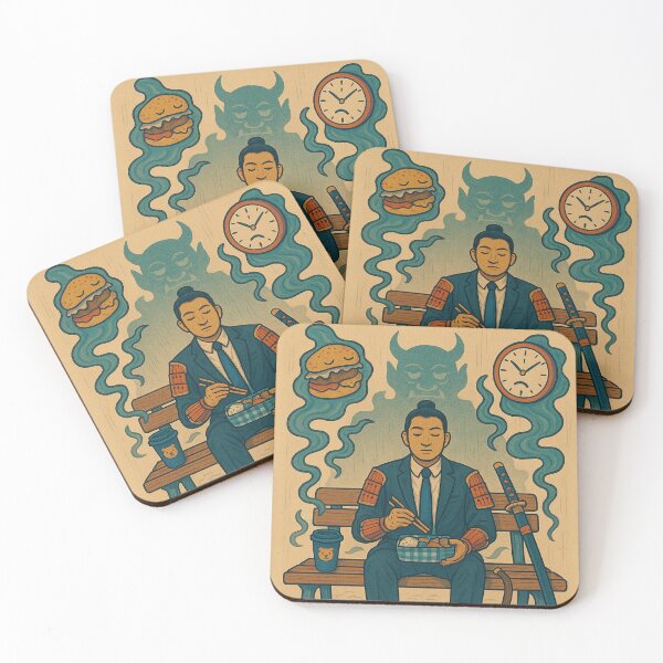 Item preview, The Lunch Break Warrior – Peace Before Deadlines designed and sold by YamiHaus.