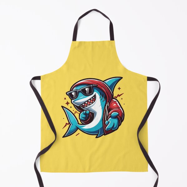 Item preview, Cool shark with sunglasses designed and sold by BrownHorse90s.
