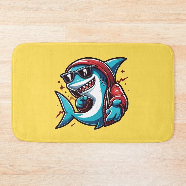 Item preview, Cool shark with sunglasses  designed and sold by BrownHorse90s.