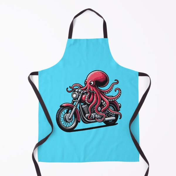 Item preview, Octopus with motorcycle designed and sold by BrownHorse90s.