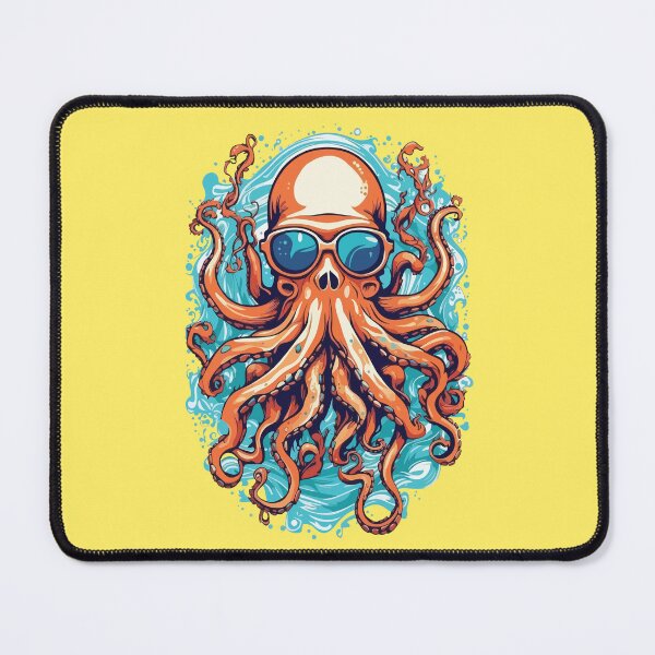 Item preview, Octopus wearing sunglasses designed and sold by BrownHorse90s.