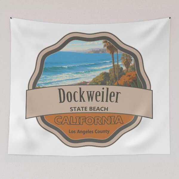 Item preview, Dockweiler State Beach, Los Angeles County, California designed and sold by Wanderful-roads.