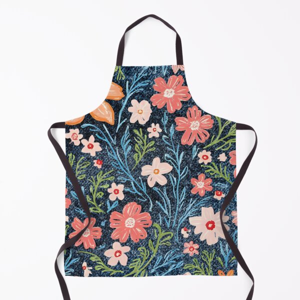 Item preview, Flower pattern on jeans designed and sold by QCena.